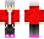 red jacket human sans