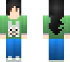 a green wolf shirt