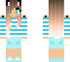 blue cat girl