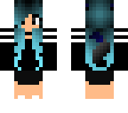 blue werewolf girl