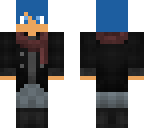 blue winter boy