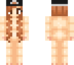 brown hair black cap base