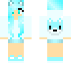 cute ice fox girl