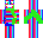 hombre de colores con bufanda