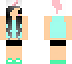 kawaii modern unicorn girl