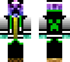 rainbow creeper in a hoodie