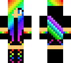 rainbow girl