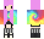 tie dye girl