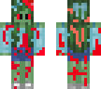 undead bloody zombie girl