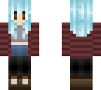 blue hair