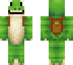 frog in a backpack