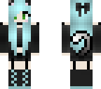 pastel blue gothic neko