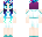 purple and blue ombre flower girl