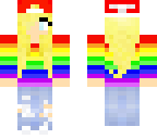 rainbow girl
