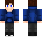 blue hoodie