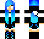 herobrine girl with dress