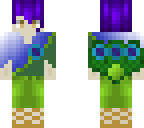 male peacock as a human