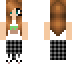 minecraft pyjama girl