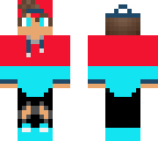 red and blue jock