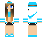 white and blue nike girl 5114