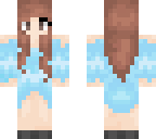 girl with blue dress