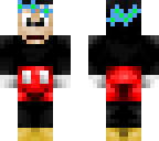 mickey with a flower cown