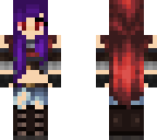 witch with purple hair