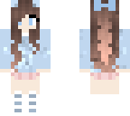 cute girl blue