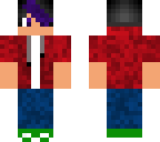 emo boy purple
