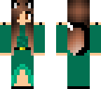 green dress