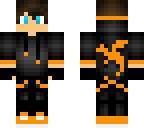 orange dragon wolf boy