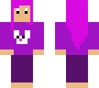 pink and purple girl with a mouse on the t-shirt