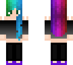 rainbow haired girl