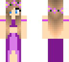 silverin a dress