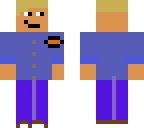 blue  shirt skin