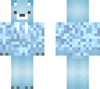 blue bear with hoodie and gray claws and eyes