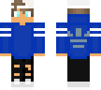 blue person