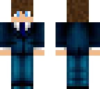 blue suit