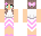cute girl in pink