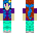 multi colored hair girl