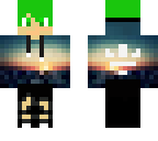 my skin 2 green hair