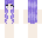 purple girl hair template