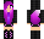 purple wolf girl