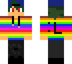 rainbow boy green hair