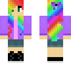 rainbow girl