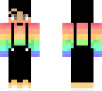 rainbow overalls