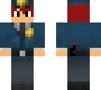 red haired officer