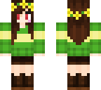undertale chara w flower crown