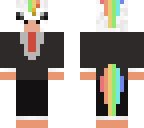 unicorn in a tuxedo