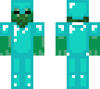 zombie in diamond armour